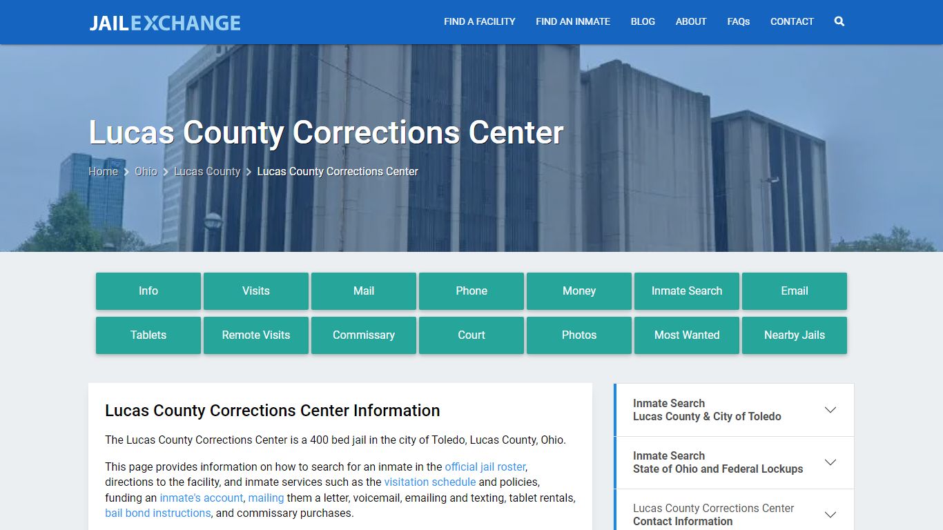 Lucas County Corrections Center - Jail Exchange